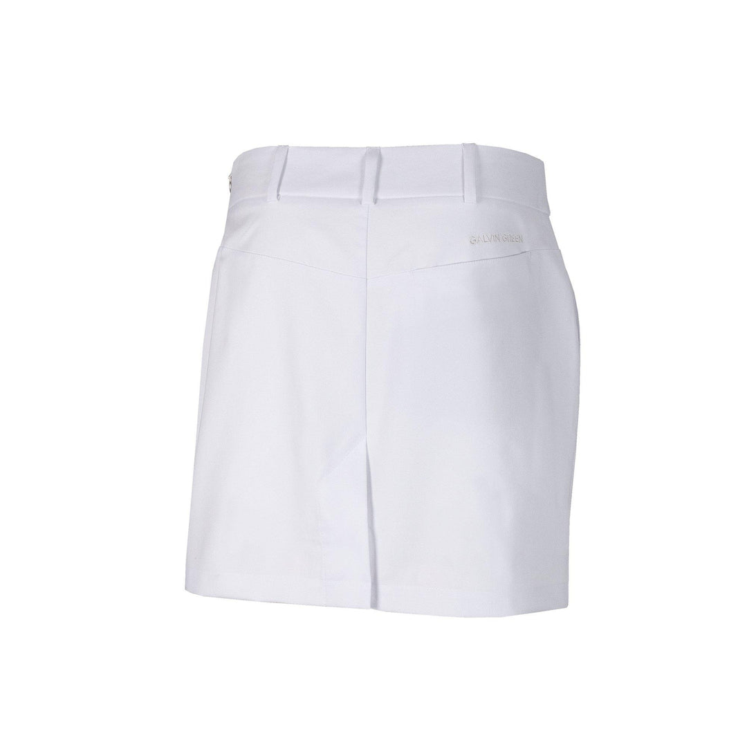 Nour is a Breathable golf skirt with inner shorts for Women in the color White(2)
