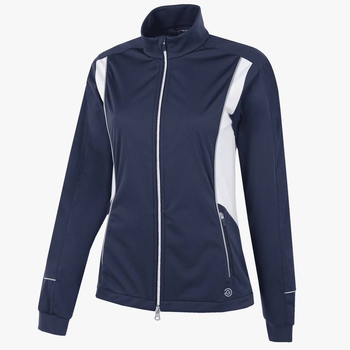 Leila is a Windproof and water repellent jacket for Women in the color Navy(0)