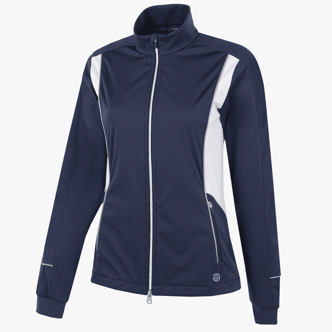 Leila is a Windproof and water repellent jacket for Women in the color Navy(1)