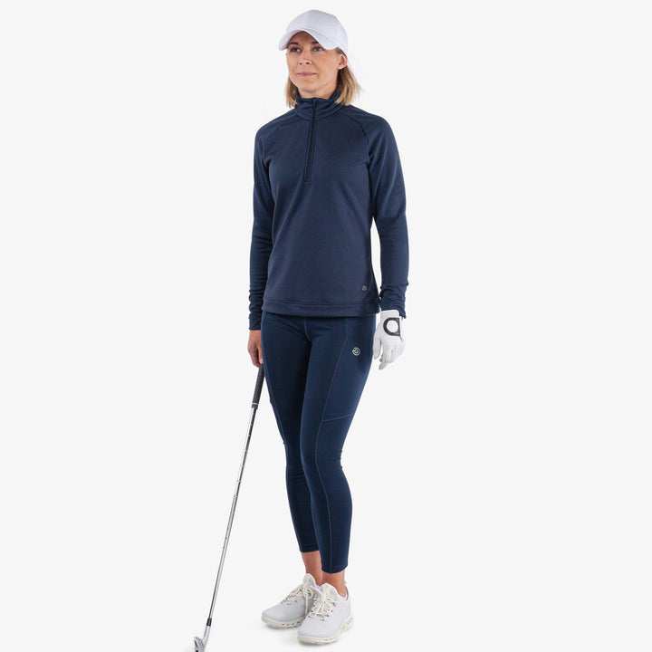 Dolly is a Insulating golf mid layer for Women in the color Navy(2)