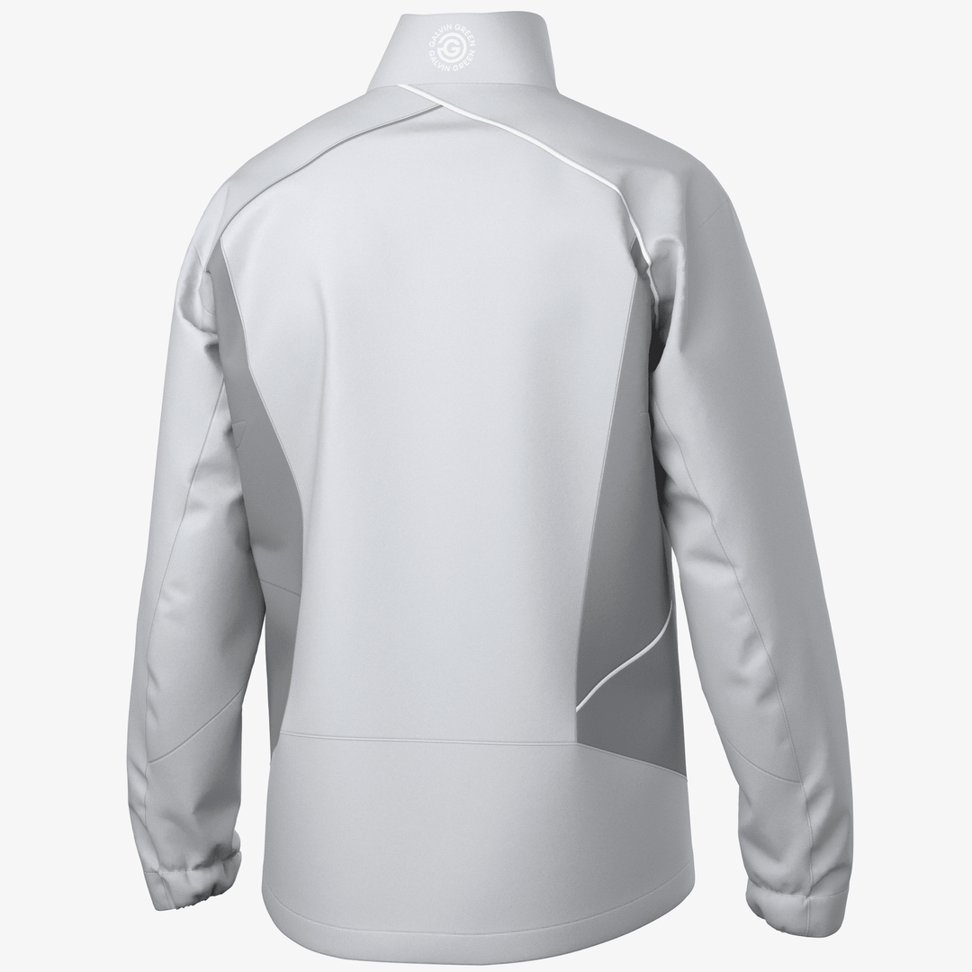 Ames is a Waterproof golf jacket for Men in the color Cool Grey/Sharkskin(9)