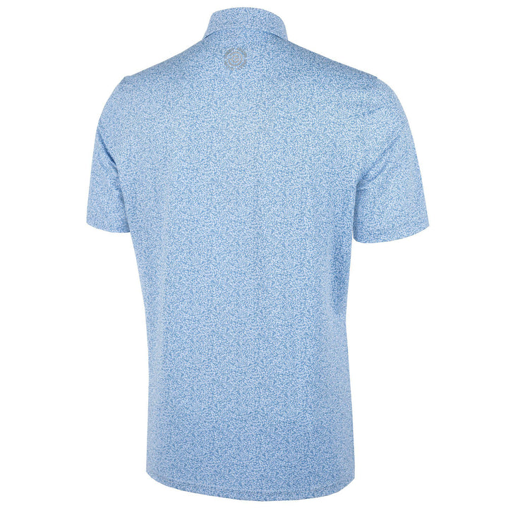 Marco is a Breathable short sleeve golf shirt for Men in the color Blue Bell(5)