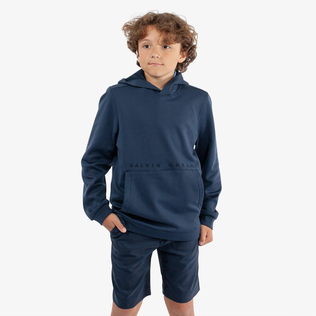 Rico is a Insulating golf sweatshirt for Juniors in the color Navy(1)