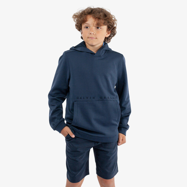 Rico is a Insulating golf sweatshirt for Juniors in the color Navy(1)