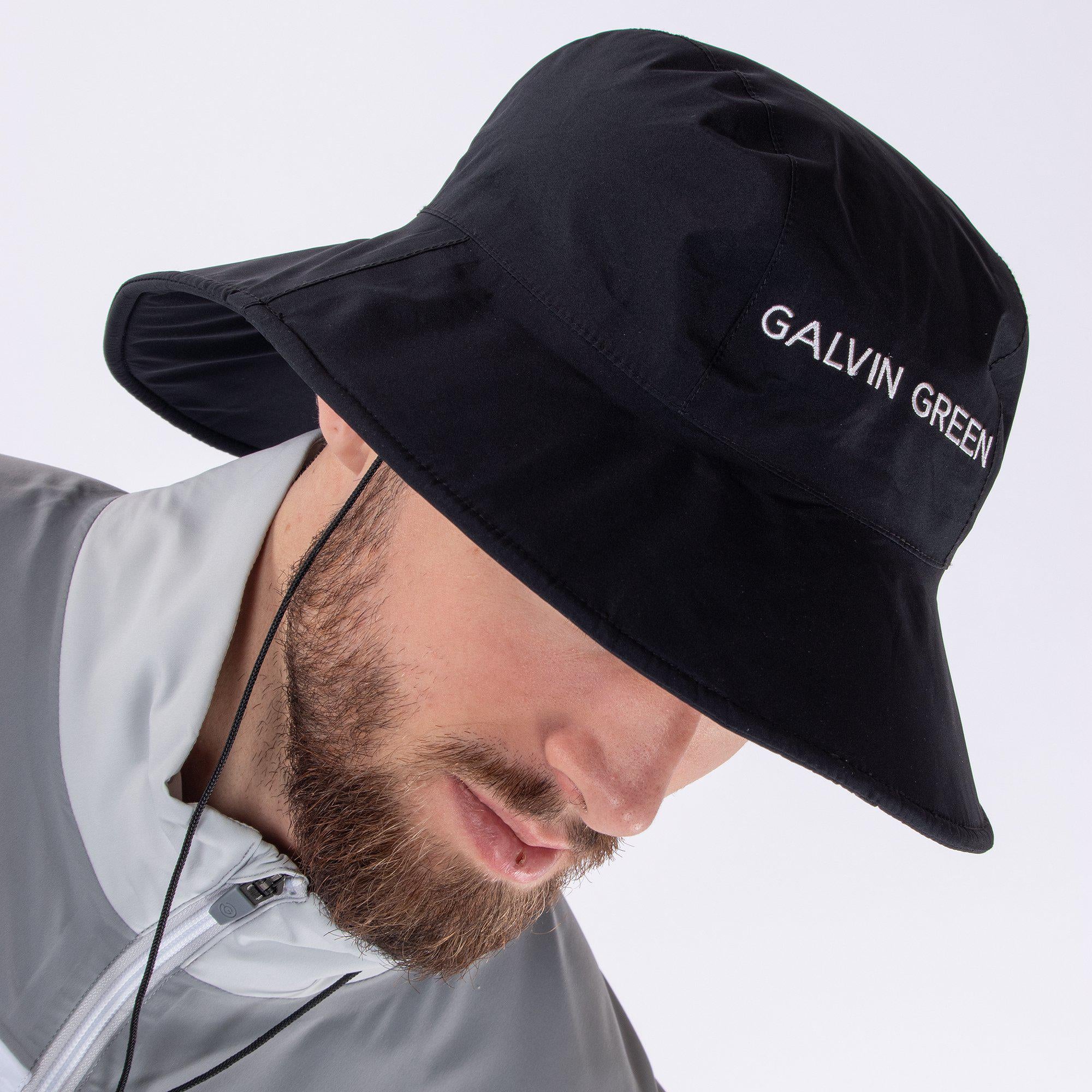 Aqua Waterproof hat Black Galvin Green