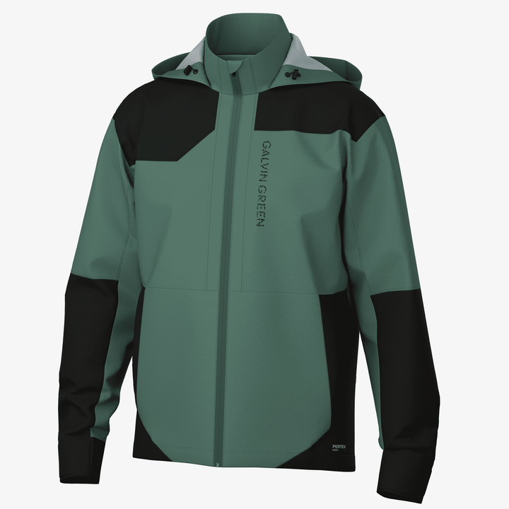 Argus is a Waterproof jacket for Men in the color Duck Green/Black(0)