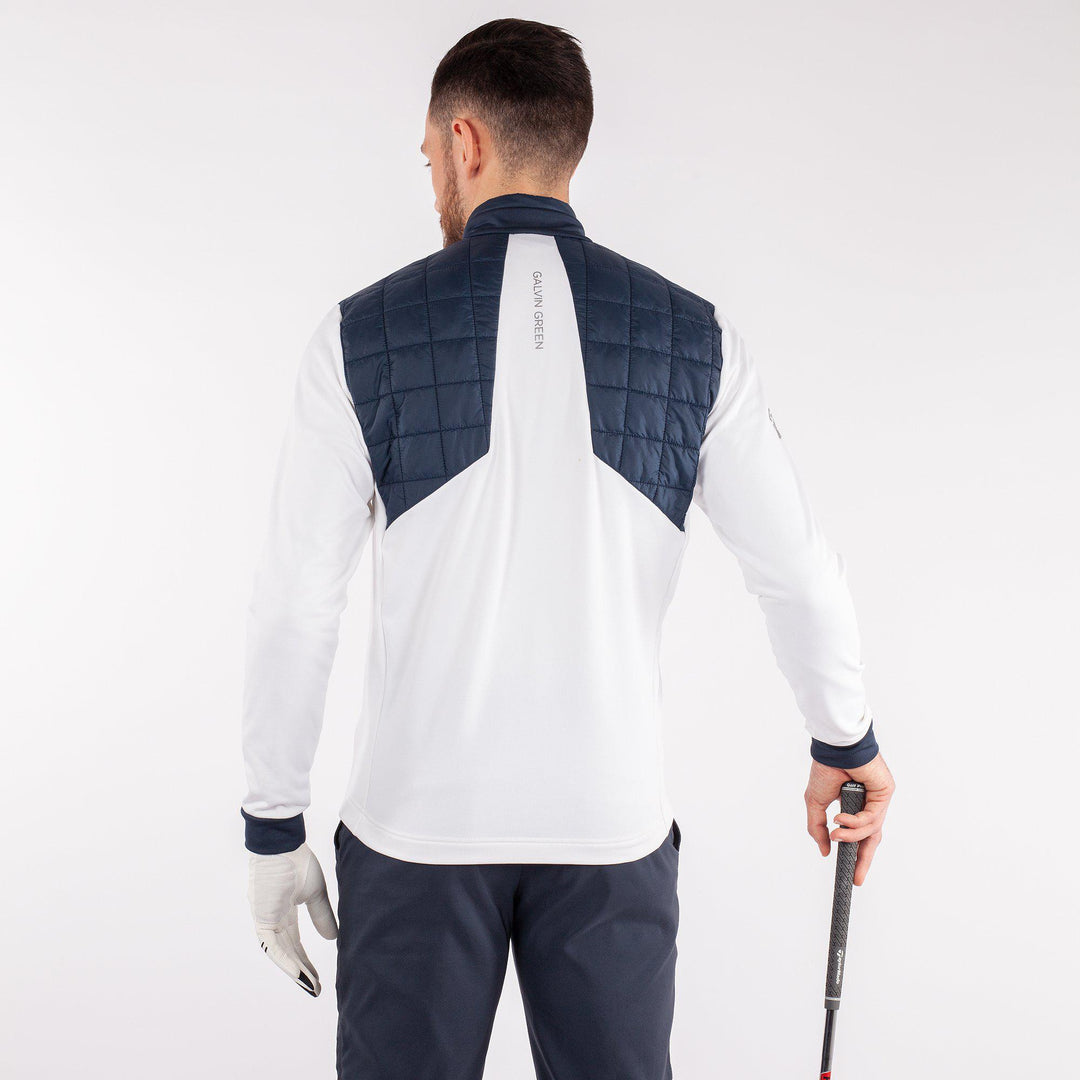 Damian is a Insulating golf mid layer for Men in the color White(5)