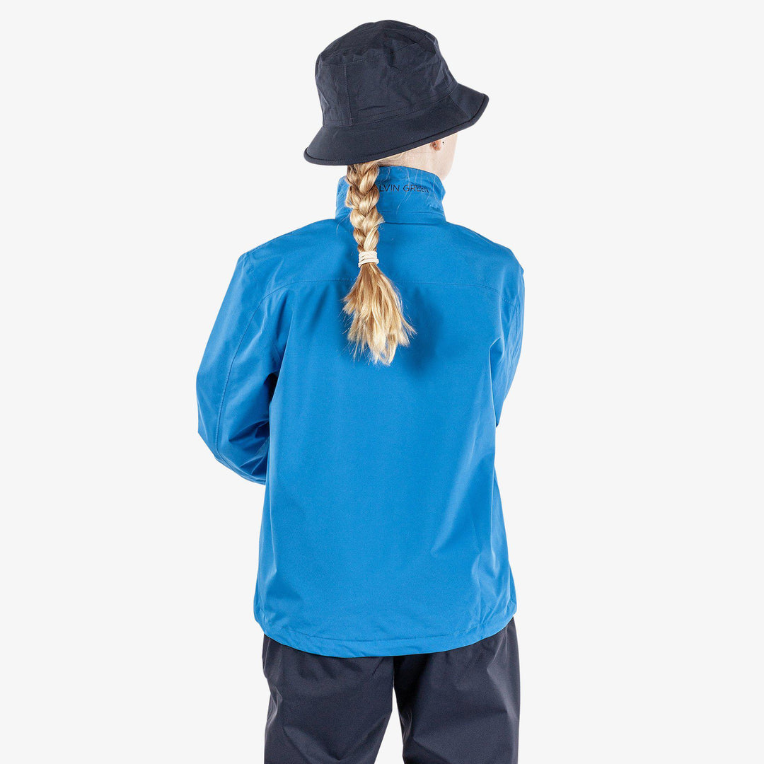 Robert is a Waterproof golf jacket for Juniors in the color Blue/Navy(7)