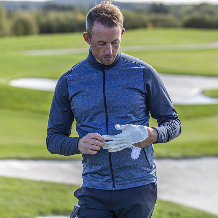 Dane is a Insulating golf mid layer for Men in the color Blue Bell(8)