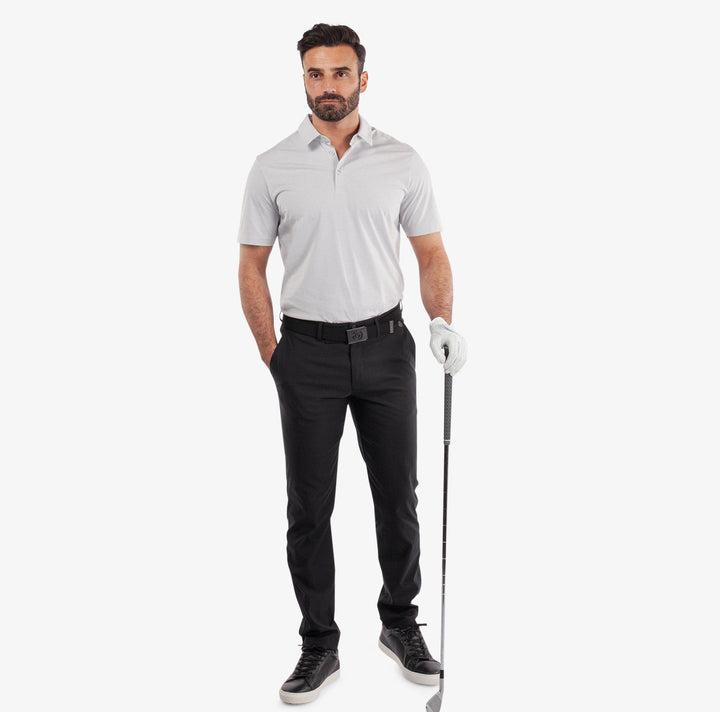 Marcelo is a Breathable short sleeve golf shirt for Men in the color Cool Grey(2)