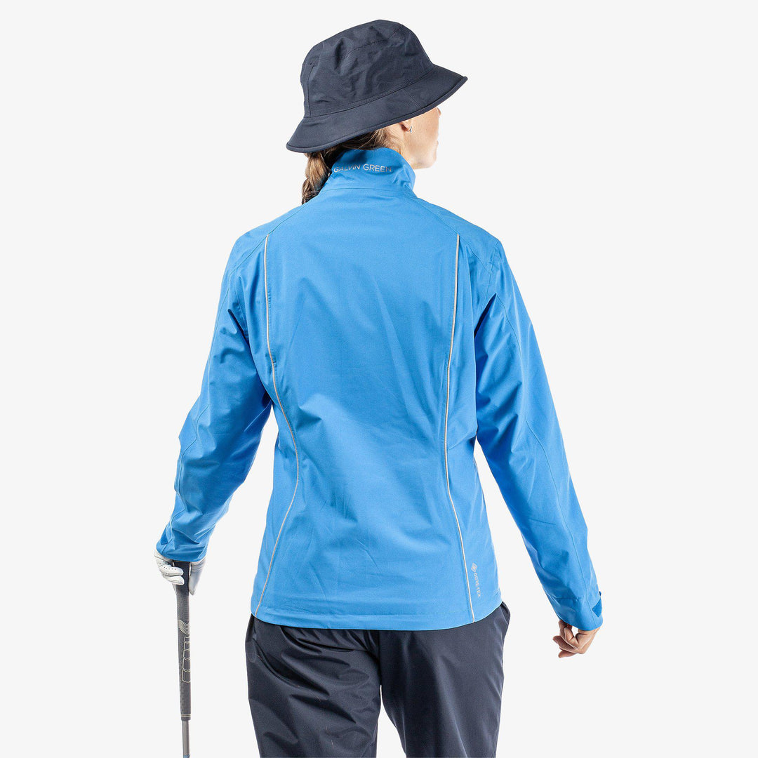 Anya is a Waterproof golf jacket for Women in the color Blue(6)