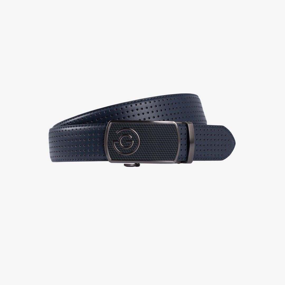 West is a Leather golf belt in the color Navy(1)