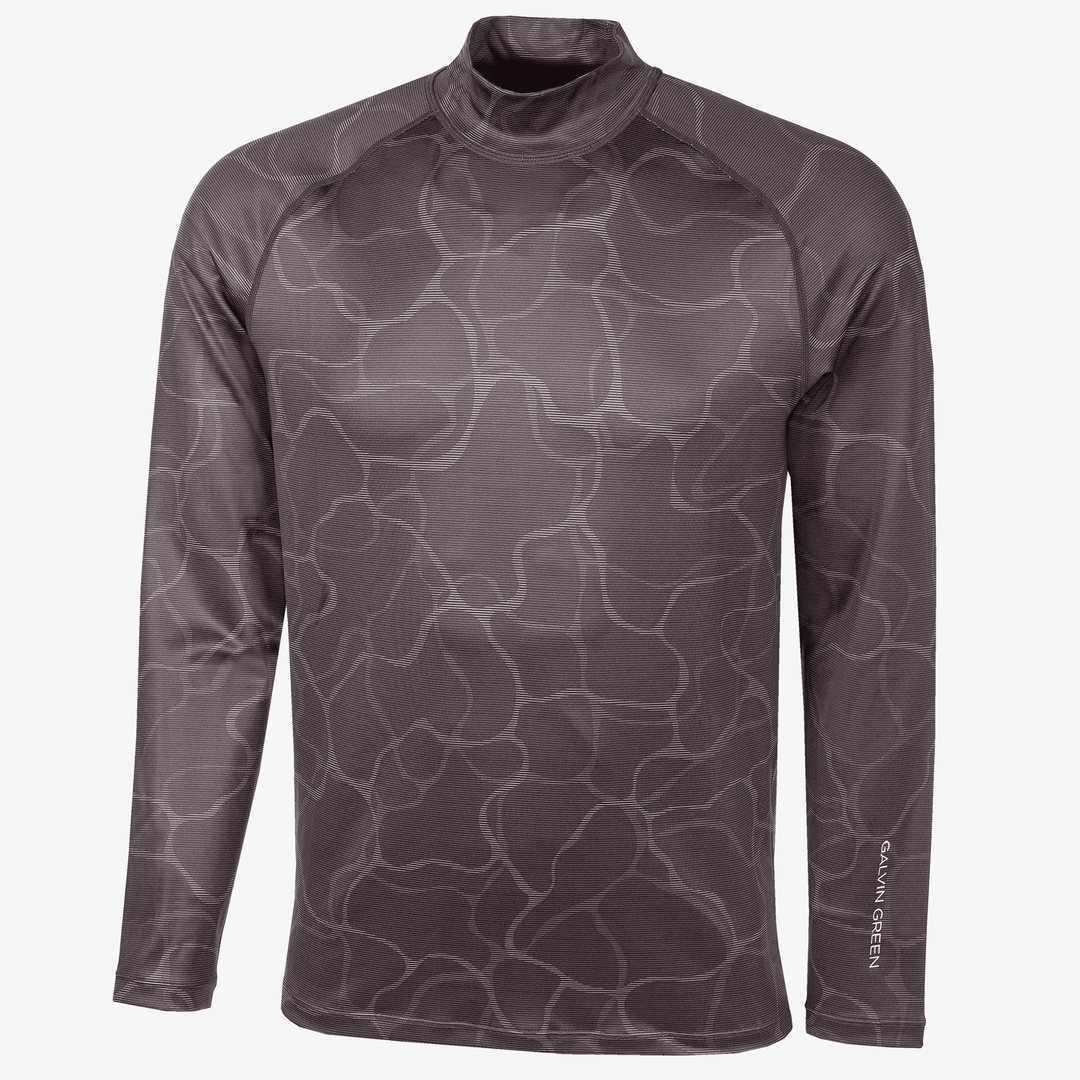 Ethan is a UV protection golf top for Men in the color Black/Sharkskin(0)