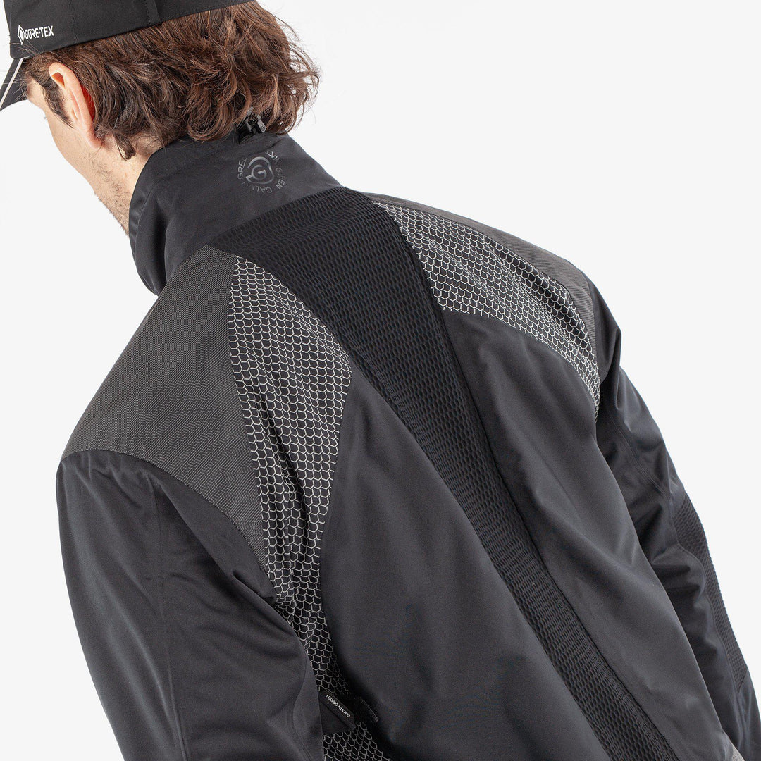 Action is a Waterproof golf jacket for Men in the color Black(7)