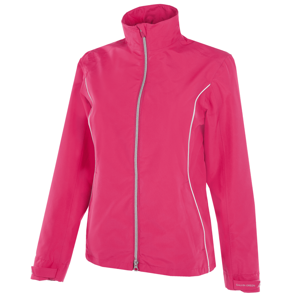 Anya is a Waterproof golf jacket for Women in the color Amazing Pink(0)