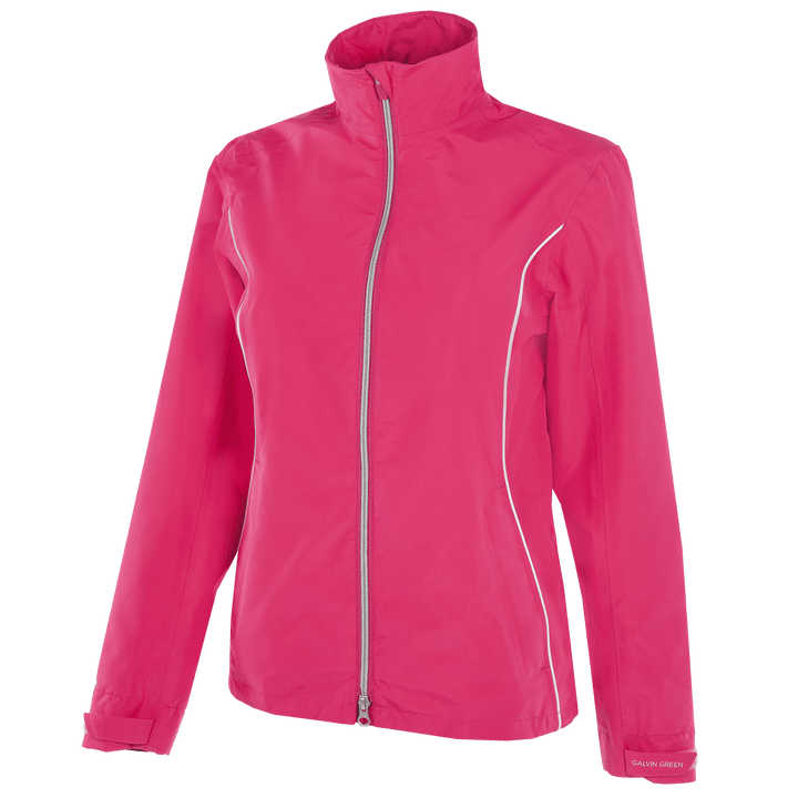 Anya is a Waterproof golf jacket for Women in the color Amazing Pink(0)