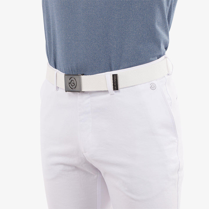 Warren is a Elastic golf belt in the color White(2)