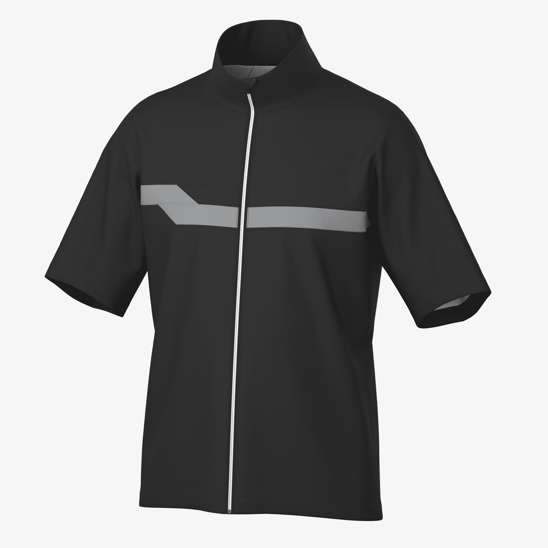 Lex is a Windproof and water repellent golf jacket for Men in the color Sharkskin/Black(0)