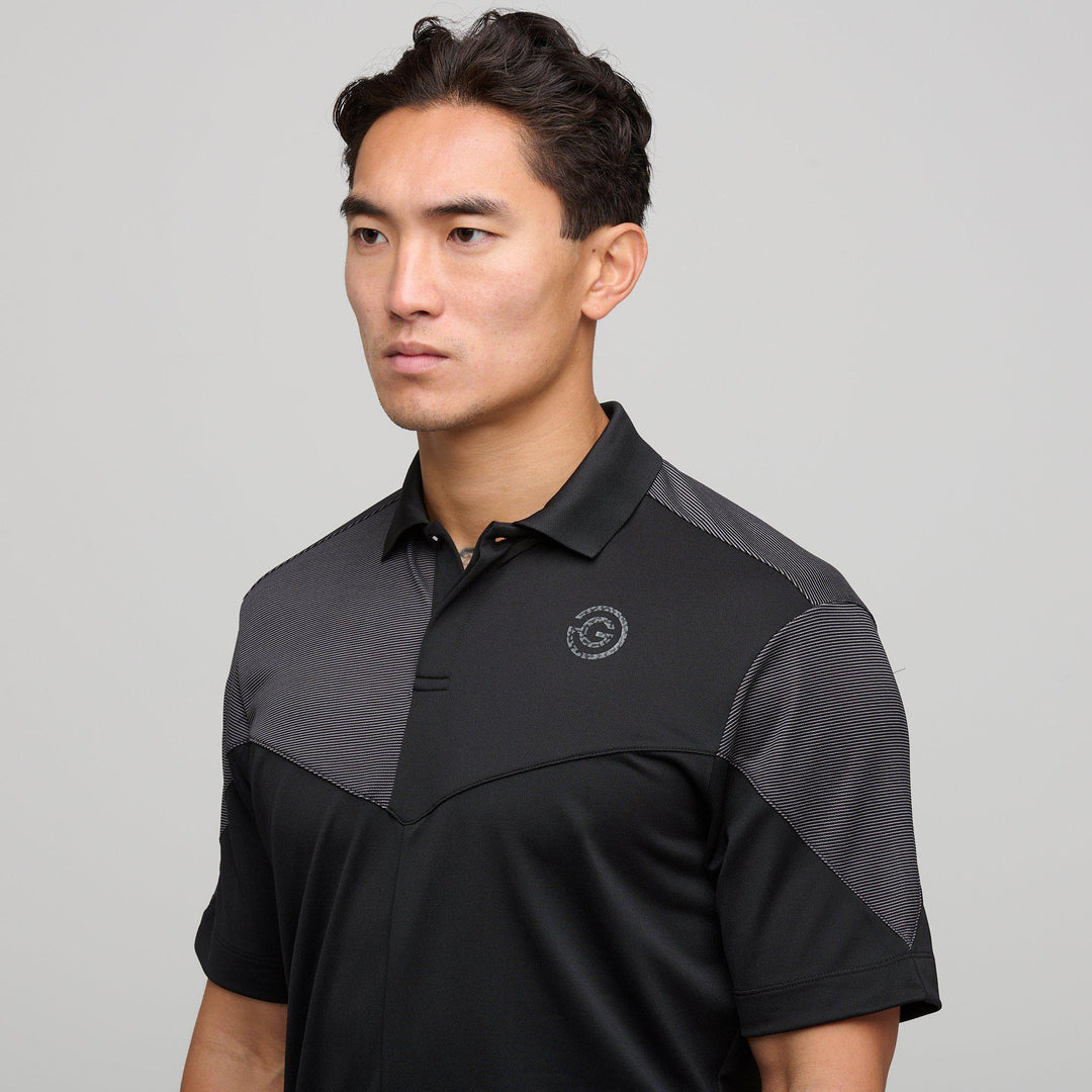 Magnus is a Breathable short sleeve shirt for Men in the color Black(3)