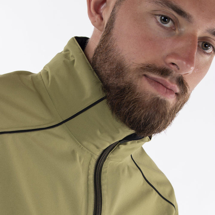 Alec is a Waterproof golf jacket for Men in the color Green base(3)