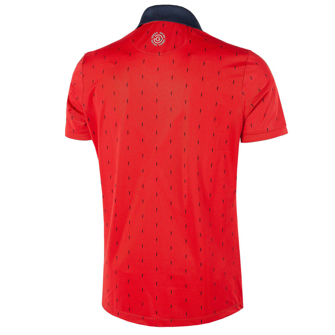 Mayson is a Breathable short sleeve golf shirt for Men in the color Red(7)